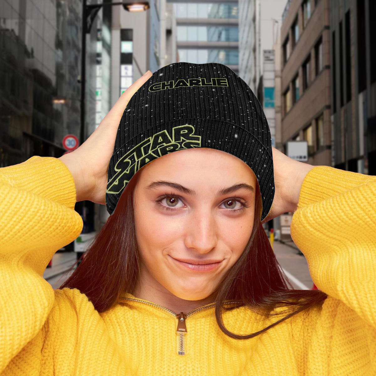 Personalized Star Wars Beanie Hat with Custom Patches for Kids & Adults Beanie Hat With Patches GradoCreations