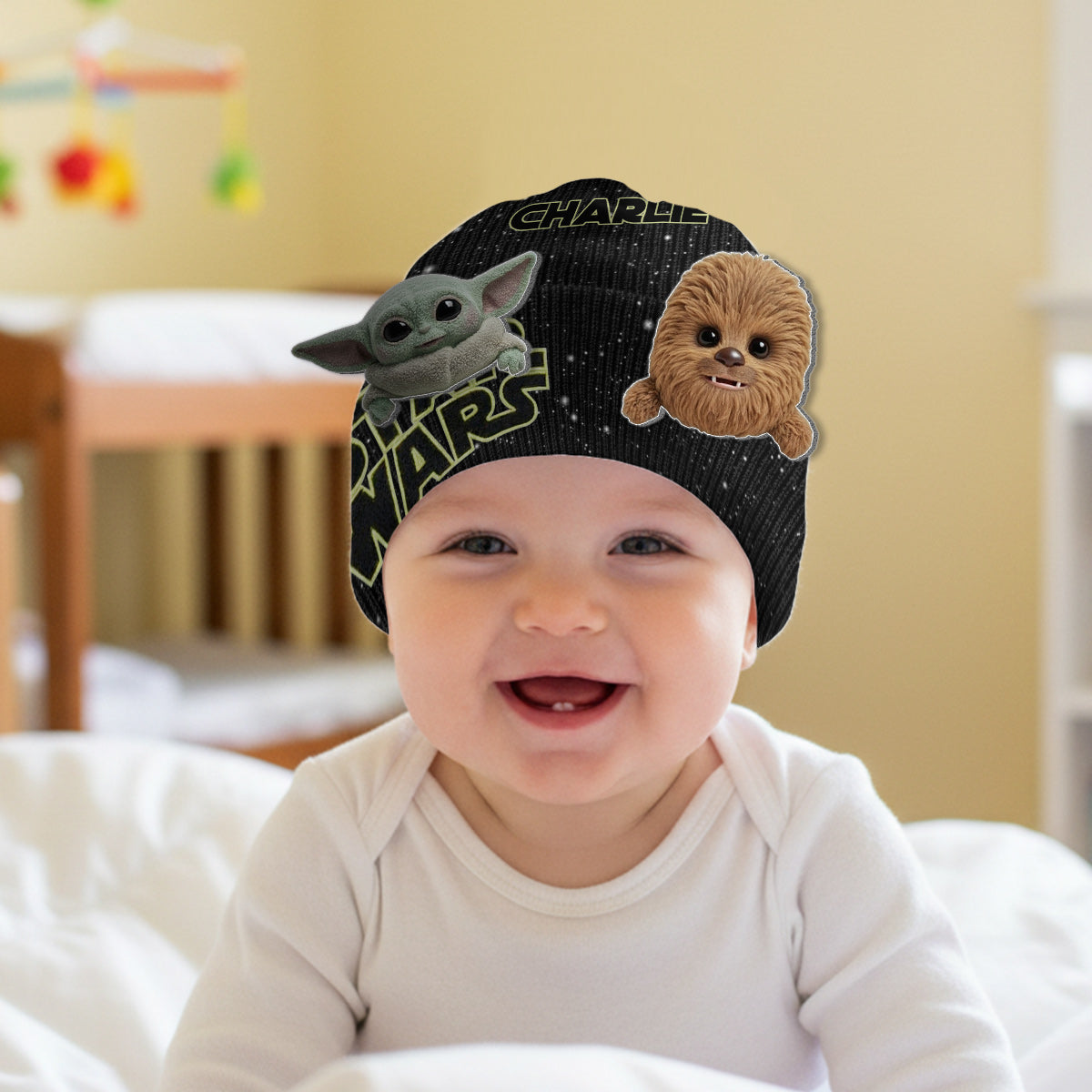 Personalized Star Wars Beanie Hat with Custom Patches for Kids & Adults Beanie Hat With Patches GradoCreations