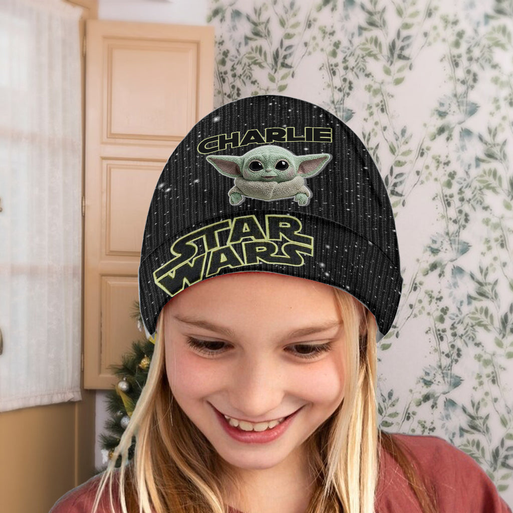 Personalized Star Wars Beanie Hat with Custom Patches for Kids & Adults Beanie Hat With Patches GradoCreations