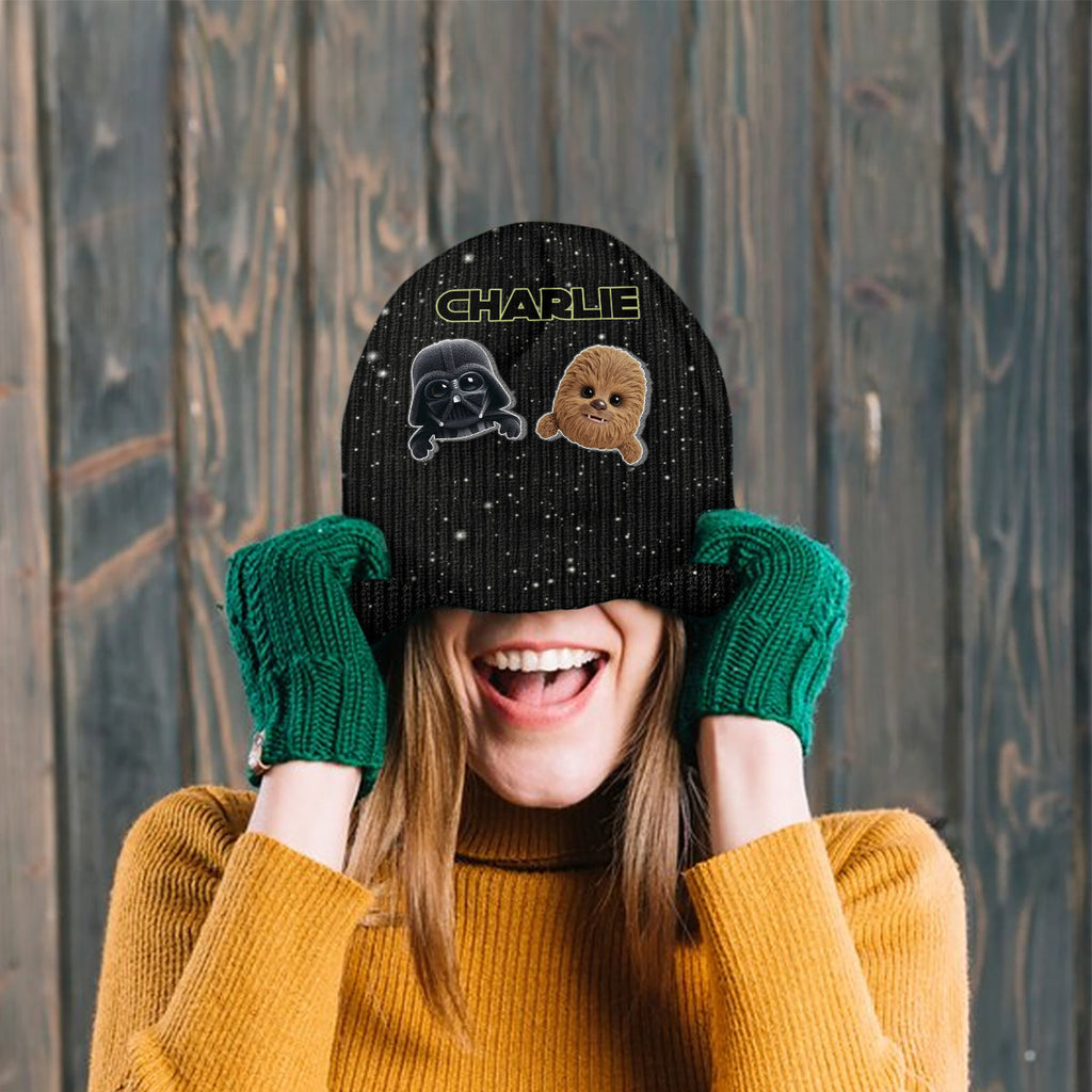 Personalized Star Wars Beanie Hat with Custom Patches for Kids & Adults Beanie Hat With Patches GradoCreations