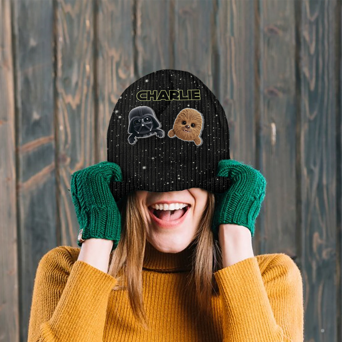Personalized Star Wars Beanie Hat with Custom Patches for Kids & Adults Beanie Hat With Patches GradoCreations