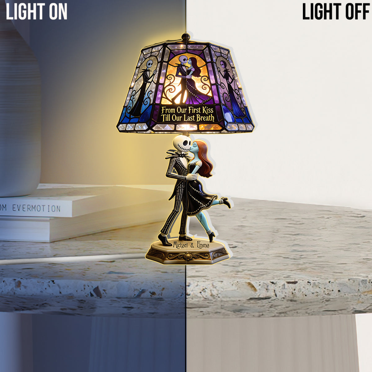 Personalized Nightmare Acrylic LED Night Light Unique Gift Acrylic LED Night Light GradoCreations