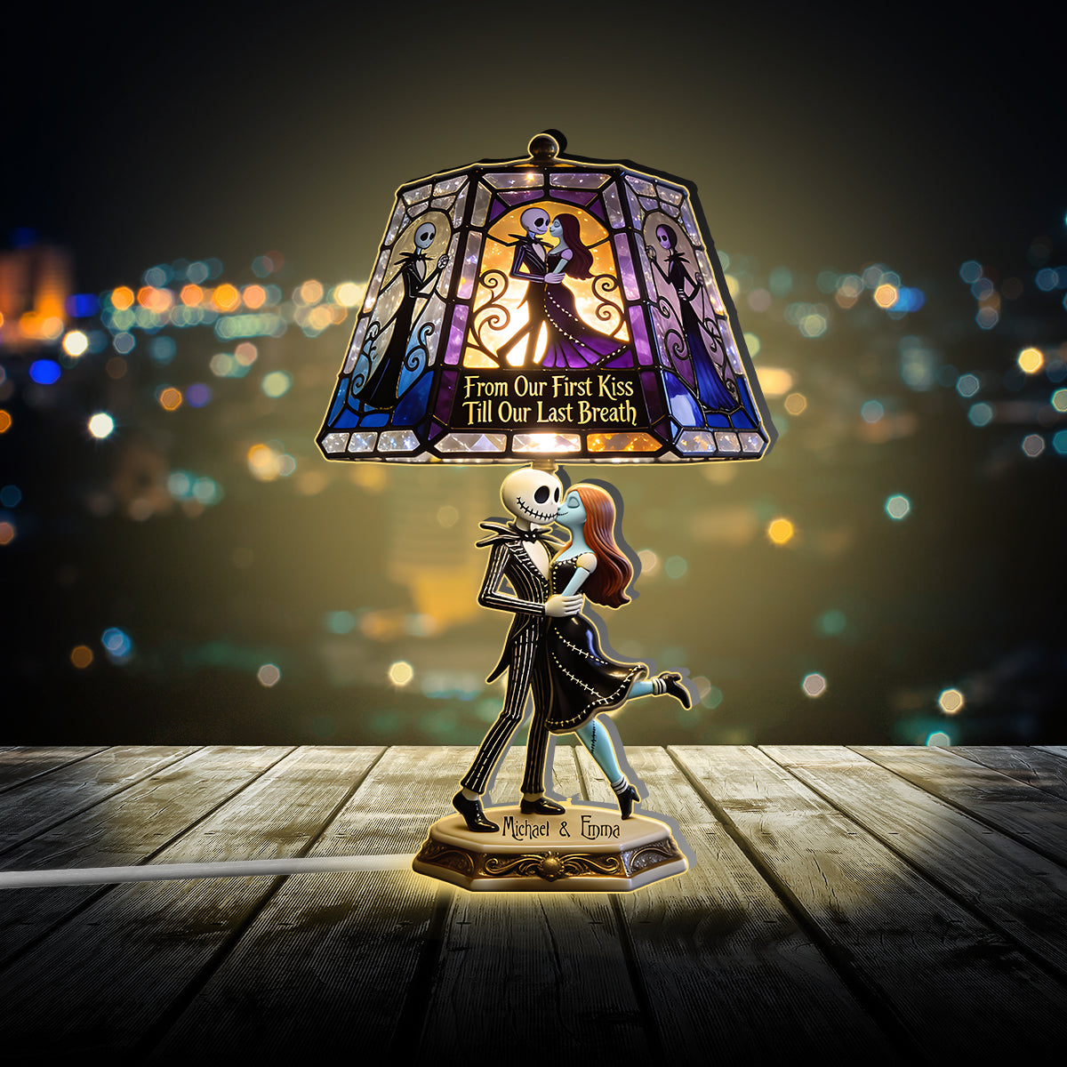 Personalized Nightmare Acrylic LED Night Light Unique Gift Acrylic LED Night Light GradoCreations