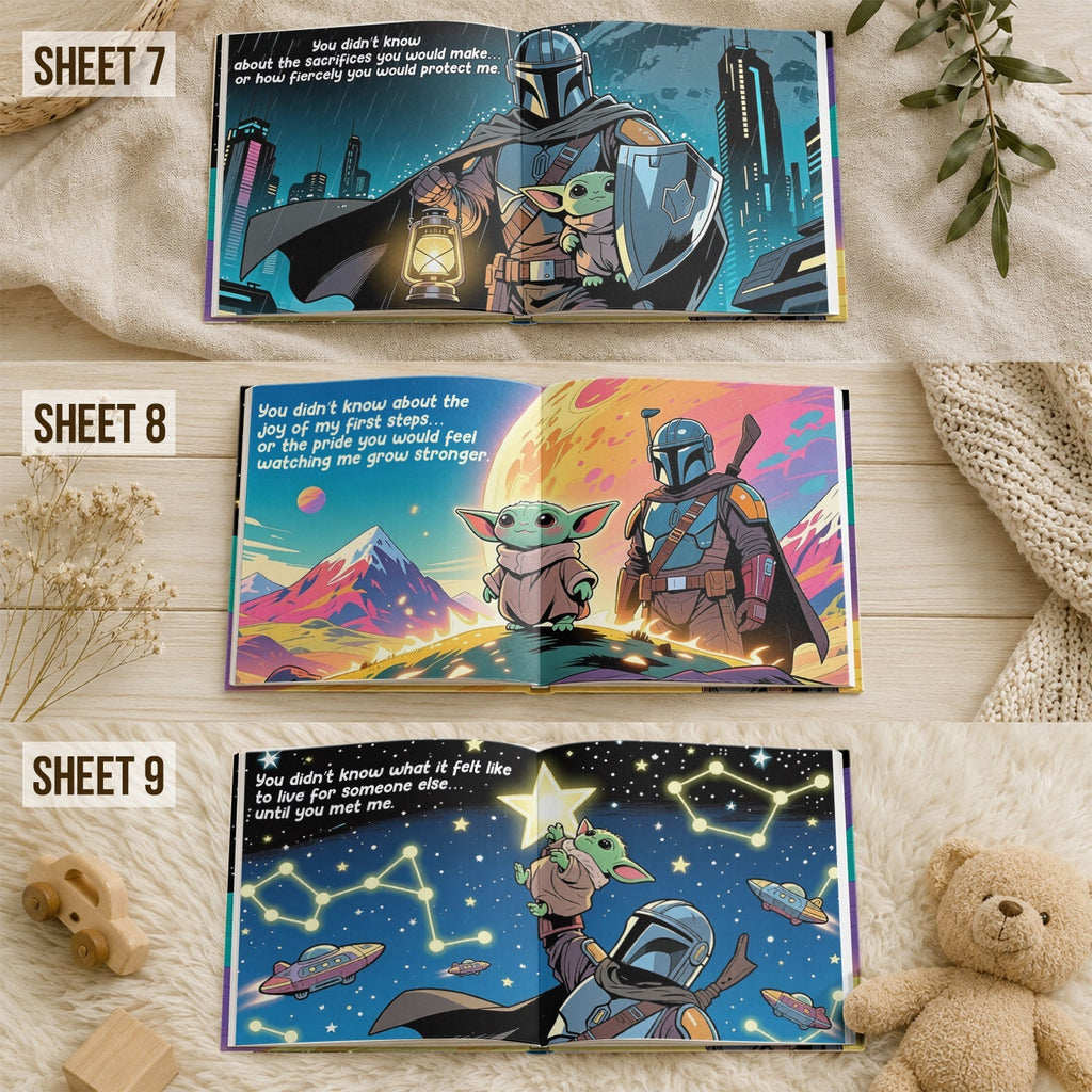 Personalized Storybook for Father's Day with Custom Photos Storybook GradoCreations