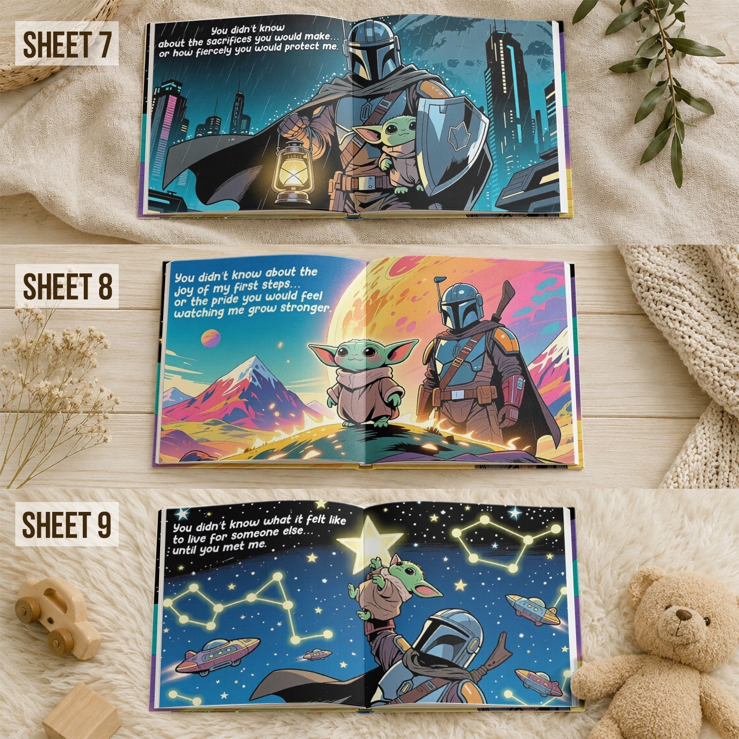 Personalized Storybook for Father's Day with Custom Photos Storybook GradoCreations