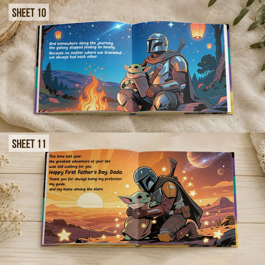 Personalized Storybook for Father's Day with Custom Photos Storybook GradoCreations
