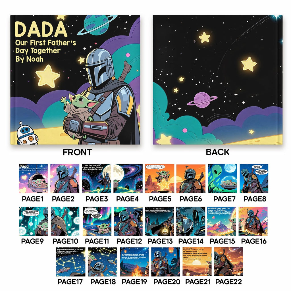 Personalized Storybook for Father's Day with Custom Photos Storybook GradoCreations
