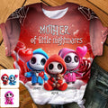 Personalized All Over Shirt for Mom with Little Nightmares Design All Over Shirt GradoCreations