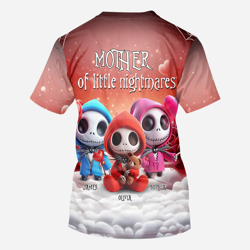 Personalized All Over Shirt for Mom with Little Nightmares Design All Over Shirt GradoCreations