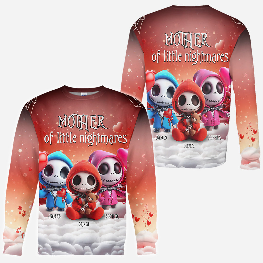 Personalized All Over Shirt for Mom with Little Nightmares Design All Over Shirt GradoCreations