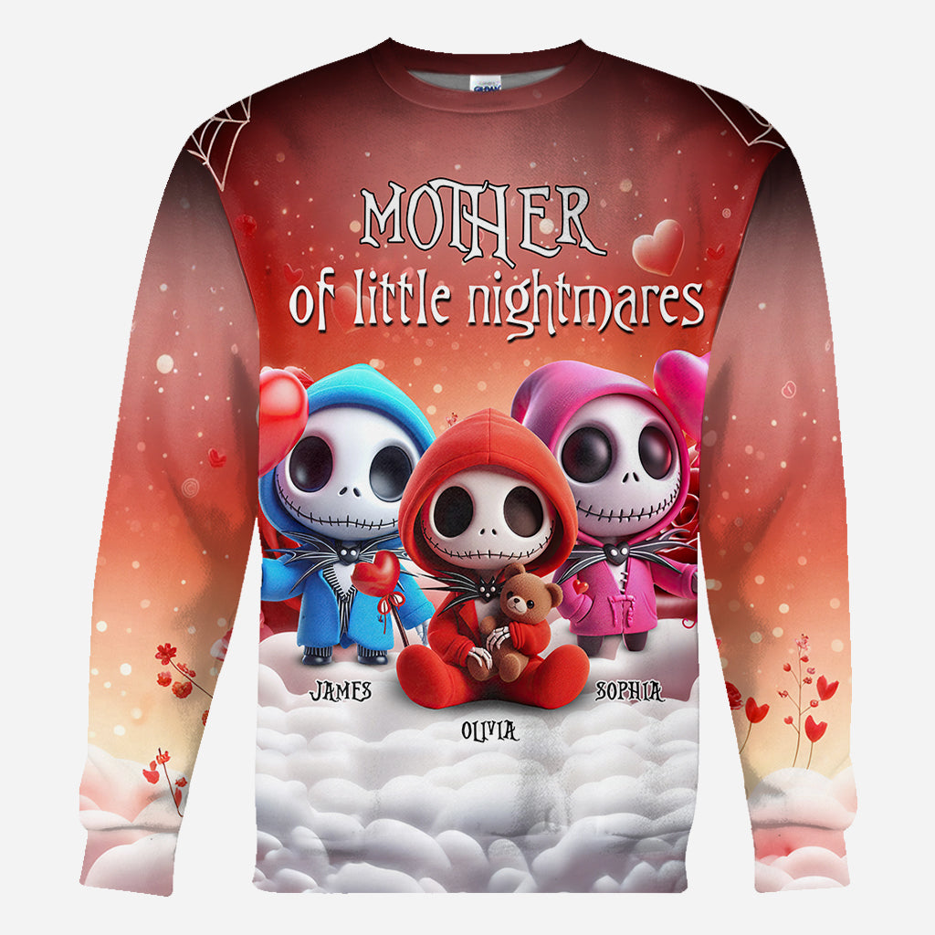 Personalized All Over Shirt for Mom with Little Nightmares Design All Over Shirt GradoCreations