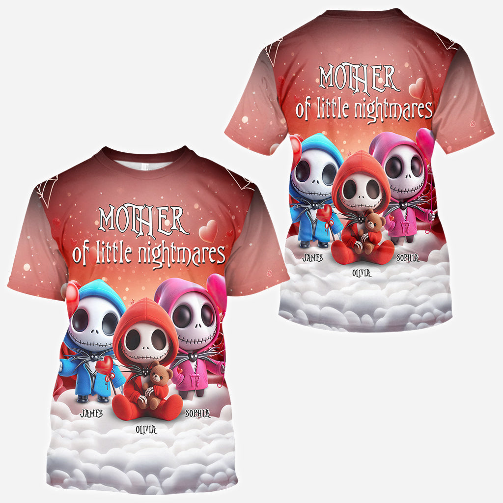 Personalized All Over Shirt for Mom with Little Nightmares Design All Over Shirt GradoCreations