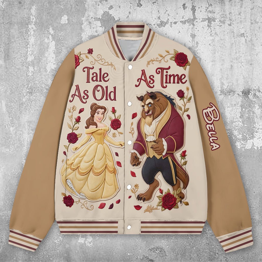 Personalized Beauty and the Beast Varsity Jacket Custom Gift Varsity Jacket GradoCreations