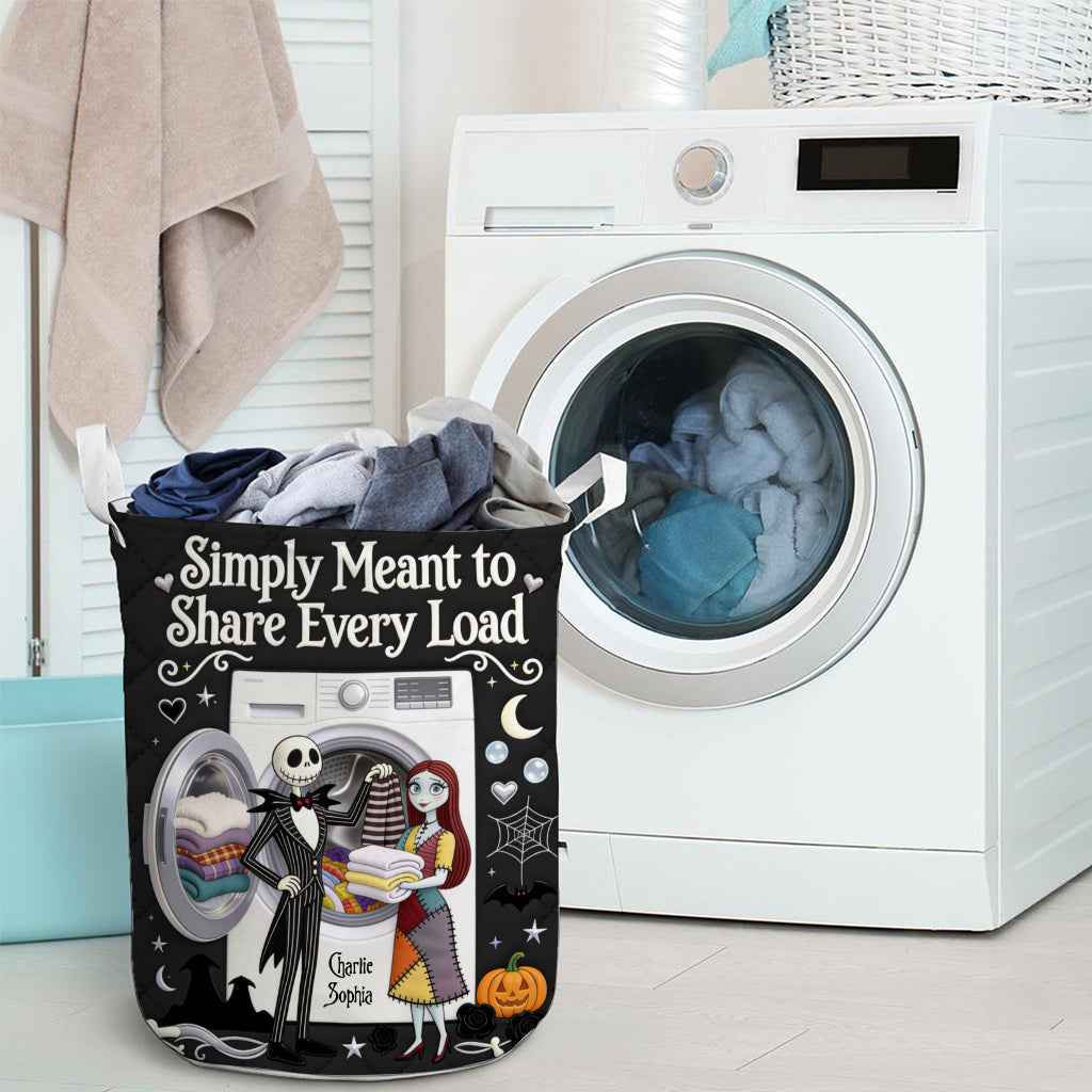 Personalized Quilted Laundry Basket Custom Design Gift for Couples Quilted Laundry Basket GradoCreations