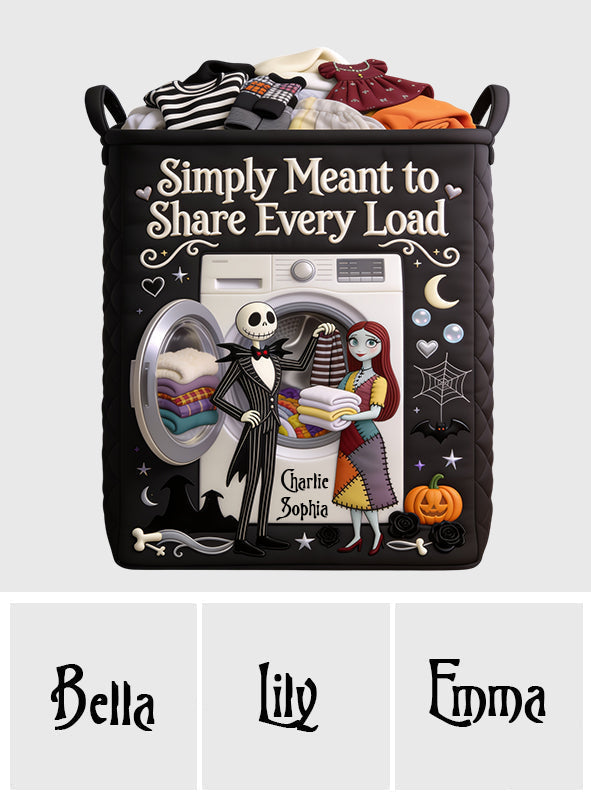 Personalized Quilted Laundry Basket Custom Design Gift for Couples Quilted Laundry Basket GradoCreations