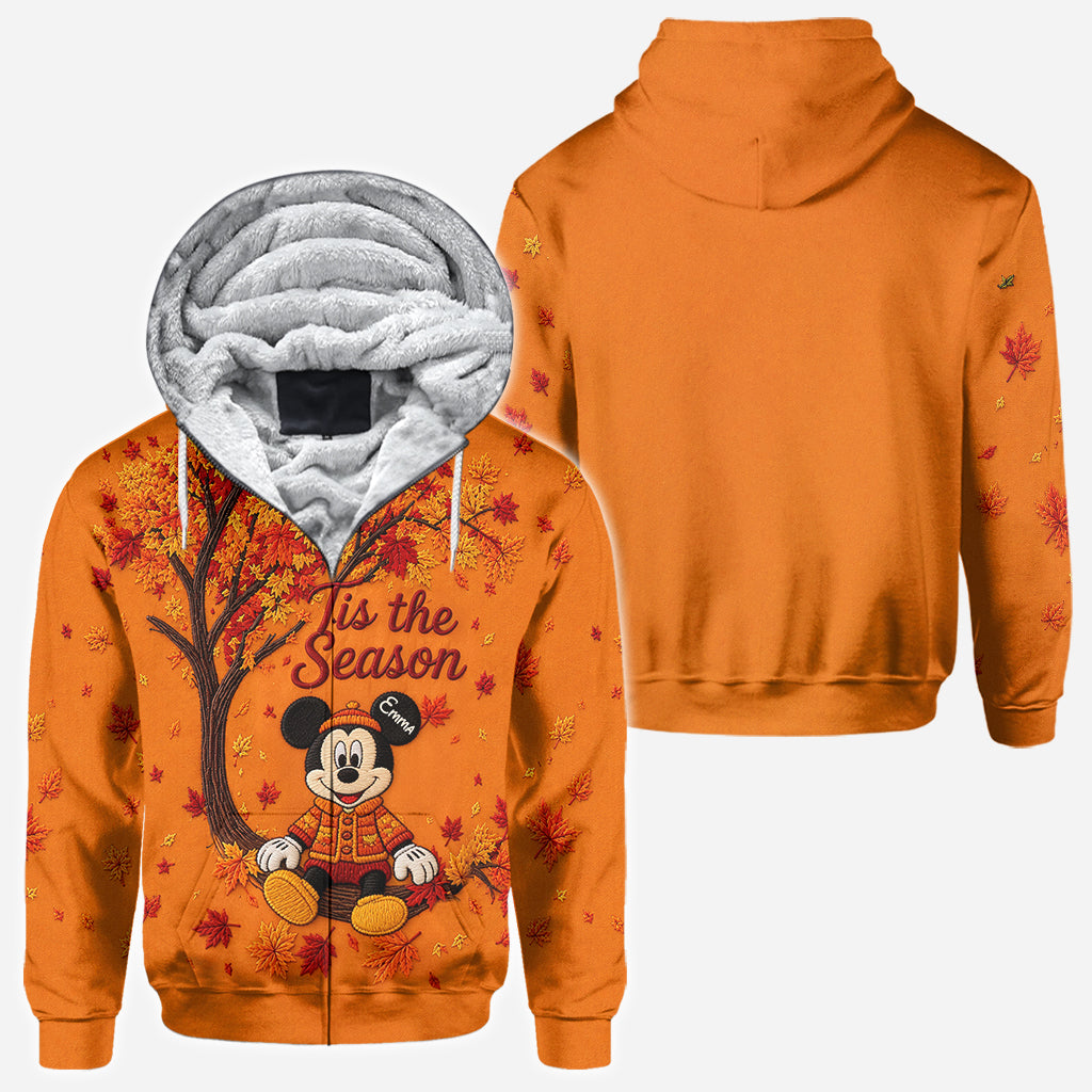 Personalized Cute Cartoon Mouse Autumn All Over Shirt Gift All Over Shirt GradoCreations