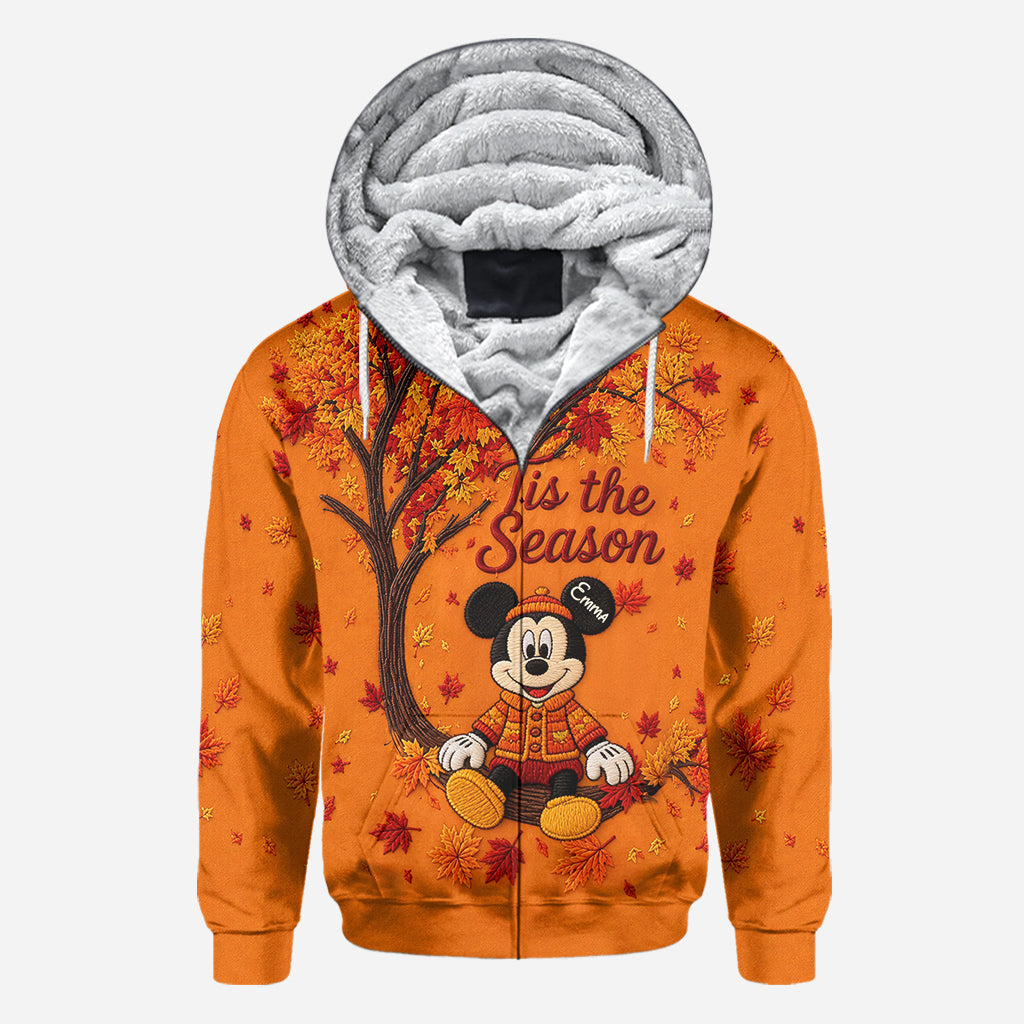 Personalized Cute Cartoon Mouse Autumn All Over Shirt Gift All Over Shirt GradoCreations