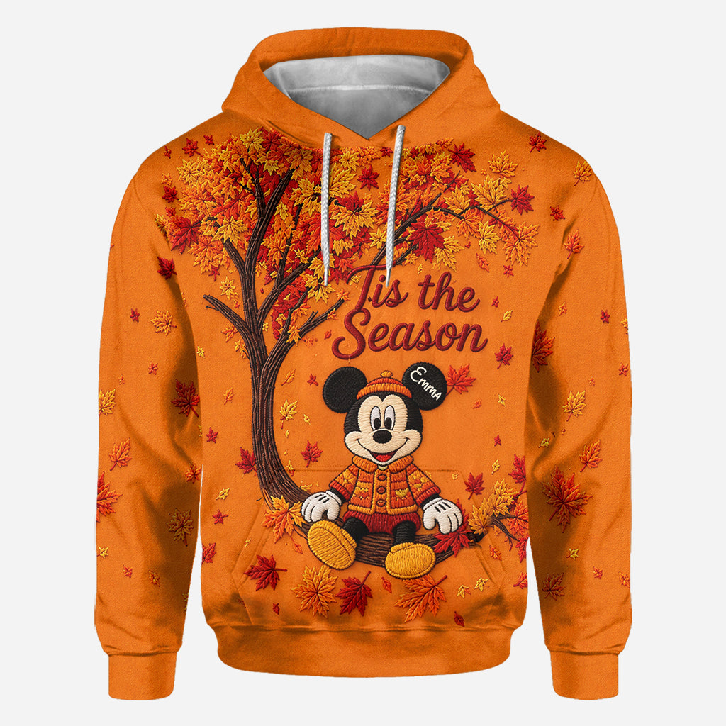 Personalized Cute Cartoon Mouse Autumn All Over Shirt Gift All Over Shirt GradoCreations