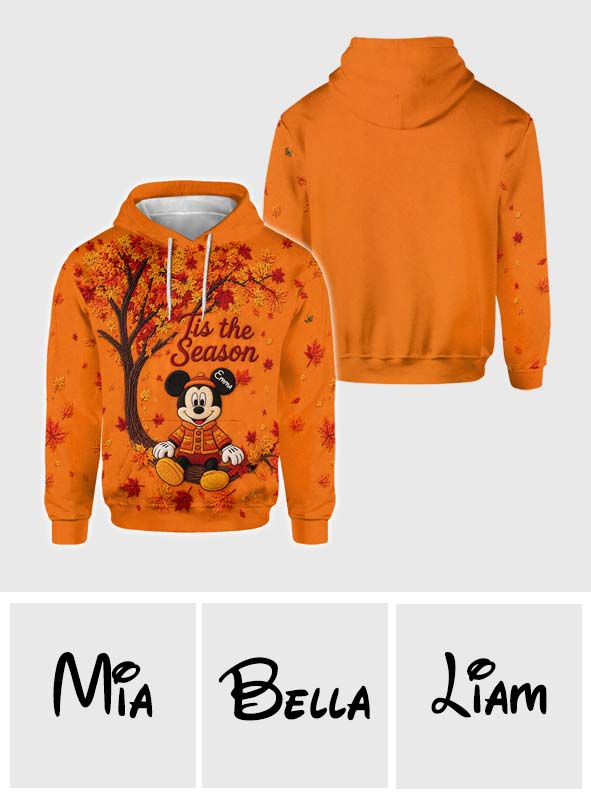 Personalized Cute Cartoon Mouse Autumn All Over Shirt Gift All Over Shirt GradoCreations