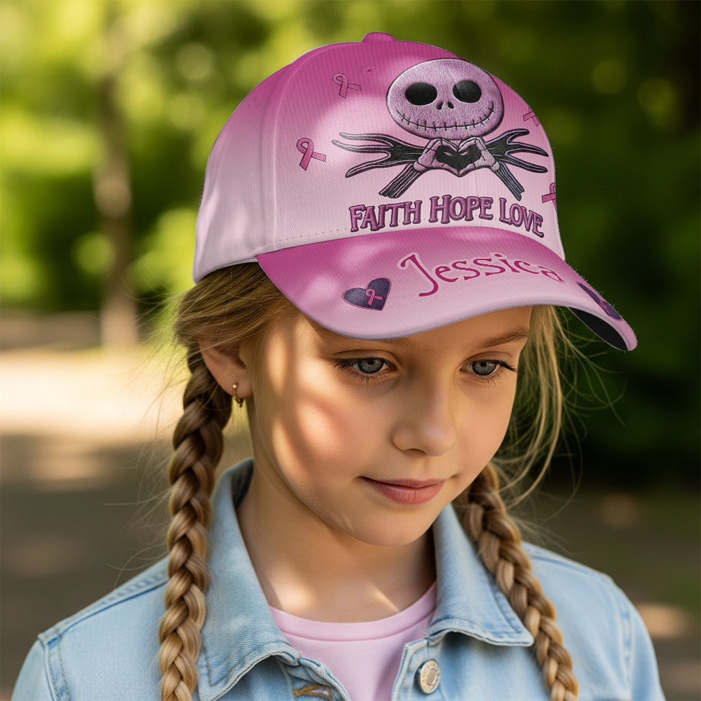 Personalized Breast Cancer Awareness Classic Cap with Name Classic Cap GradoCreations