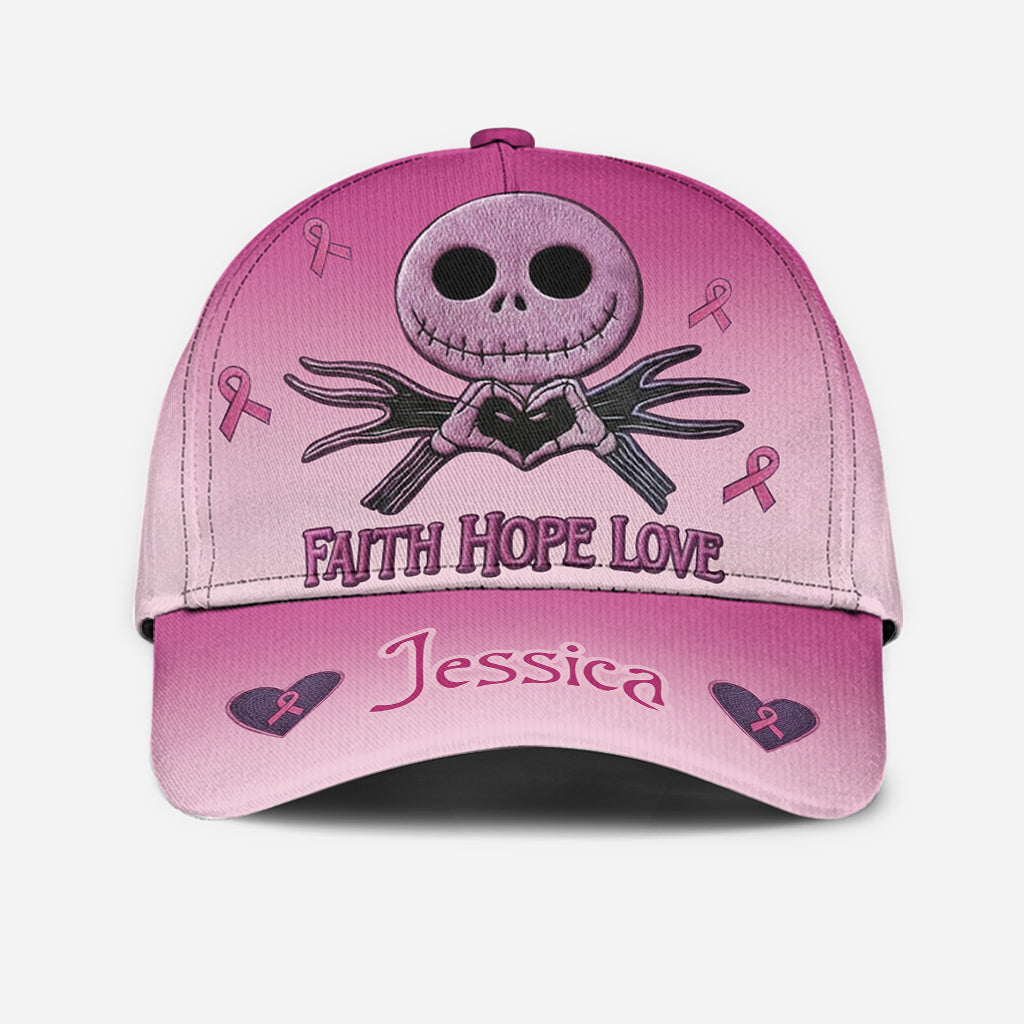 Personalized Breast Cancer Awareness Classic Cap with Name Classic Cap GradoCreations
