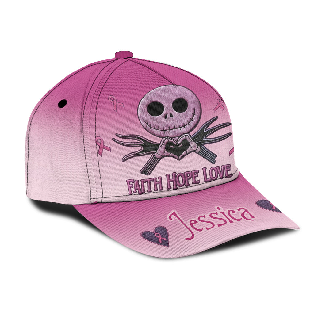 Personalized Breast Cancer Awareness Classic Cap with Name Classic Cap GradoCreations