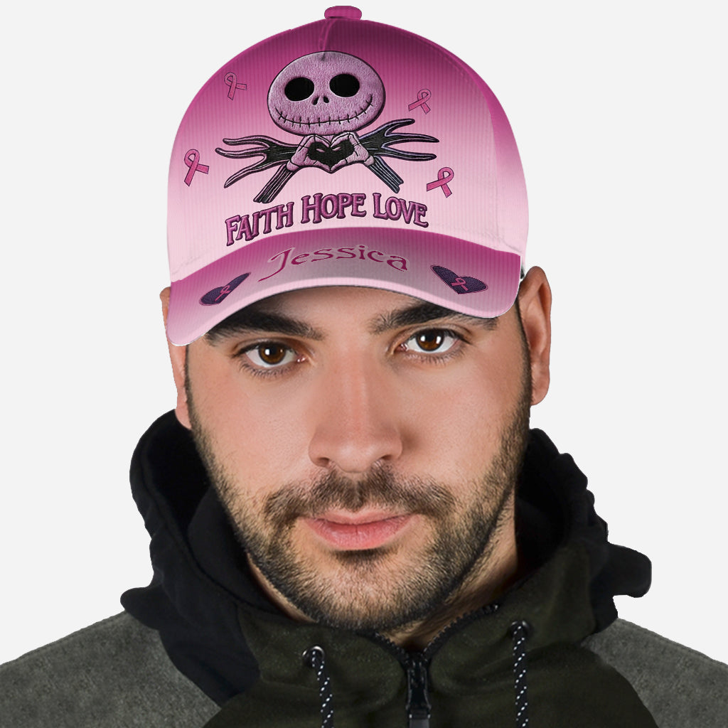 Personalized Breast Cancer Awareness Classic Cap with Name Classic Cap GradoCreations