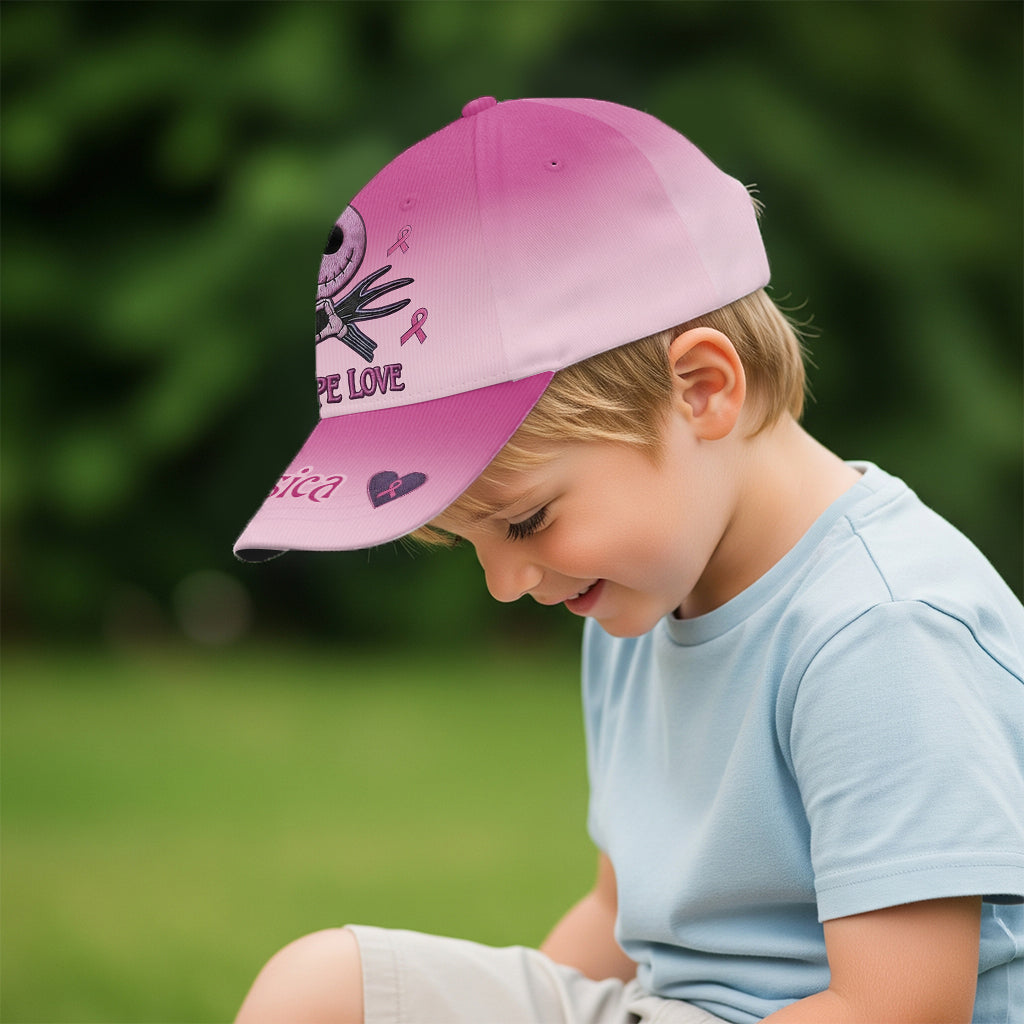 Personalized Breast Cancer Awareness Classic Cap with Name Classic Cap GradoCreations