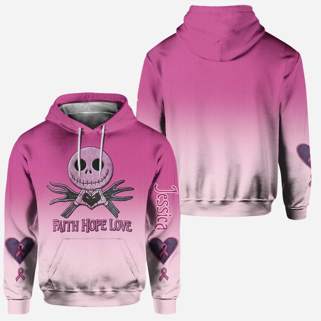 Personalized Breast Cancer Awareness Hoodie & Leggings Gift Hoodie & Leggings GradoCreations
