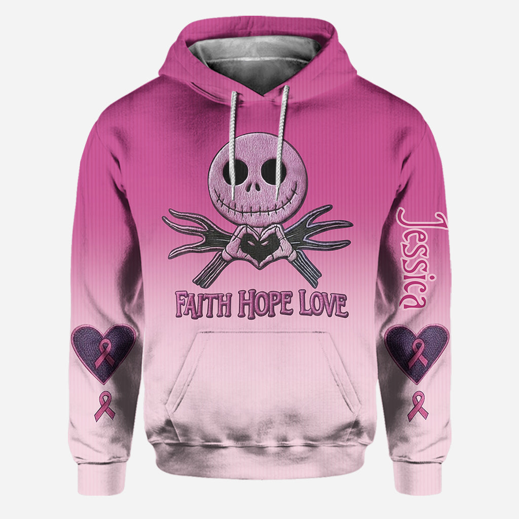 Personalized Breast Cancer Awareness Hoodie & Leggings Gift Hoodie & Leggings GradoCreations