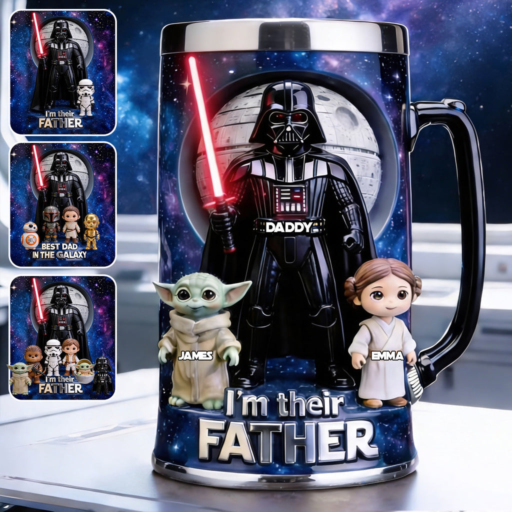 Personalized Star Wars Beer Stein Custom Name Gift for Dad Beer Stein GradoCreations