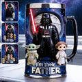 Personalized Star Wars Beer Stein Custom Name Gift for Dad Beer Stein GradoCreations