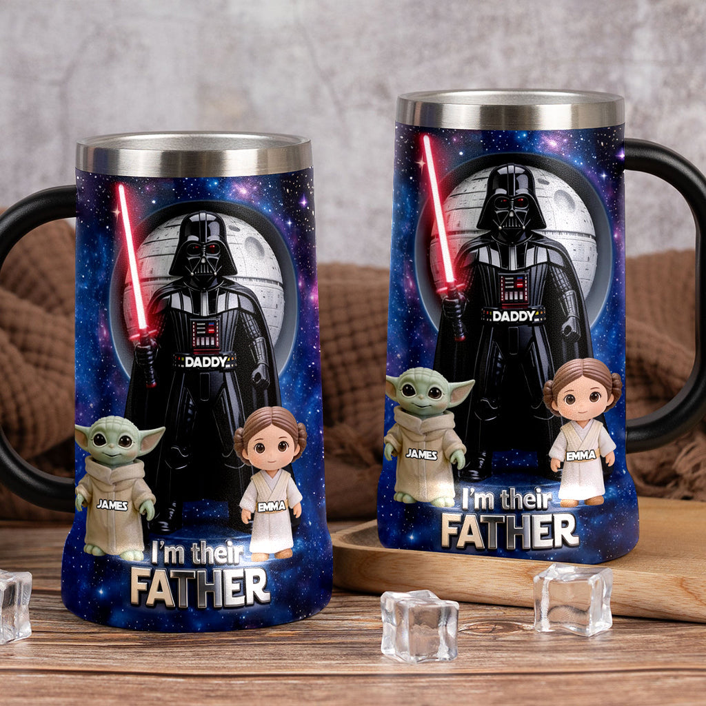 Personalized Star Wars Beer Stein Custom Name Gift for Dad Beer Stein GradoCreations