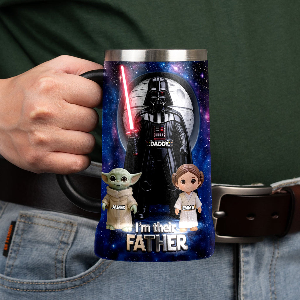 Personalized Star Wars Beer Stein Custom Name Gift for Dad Beer Stein GradoCreations