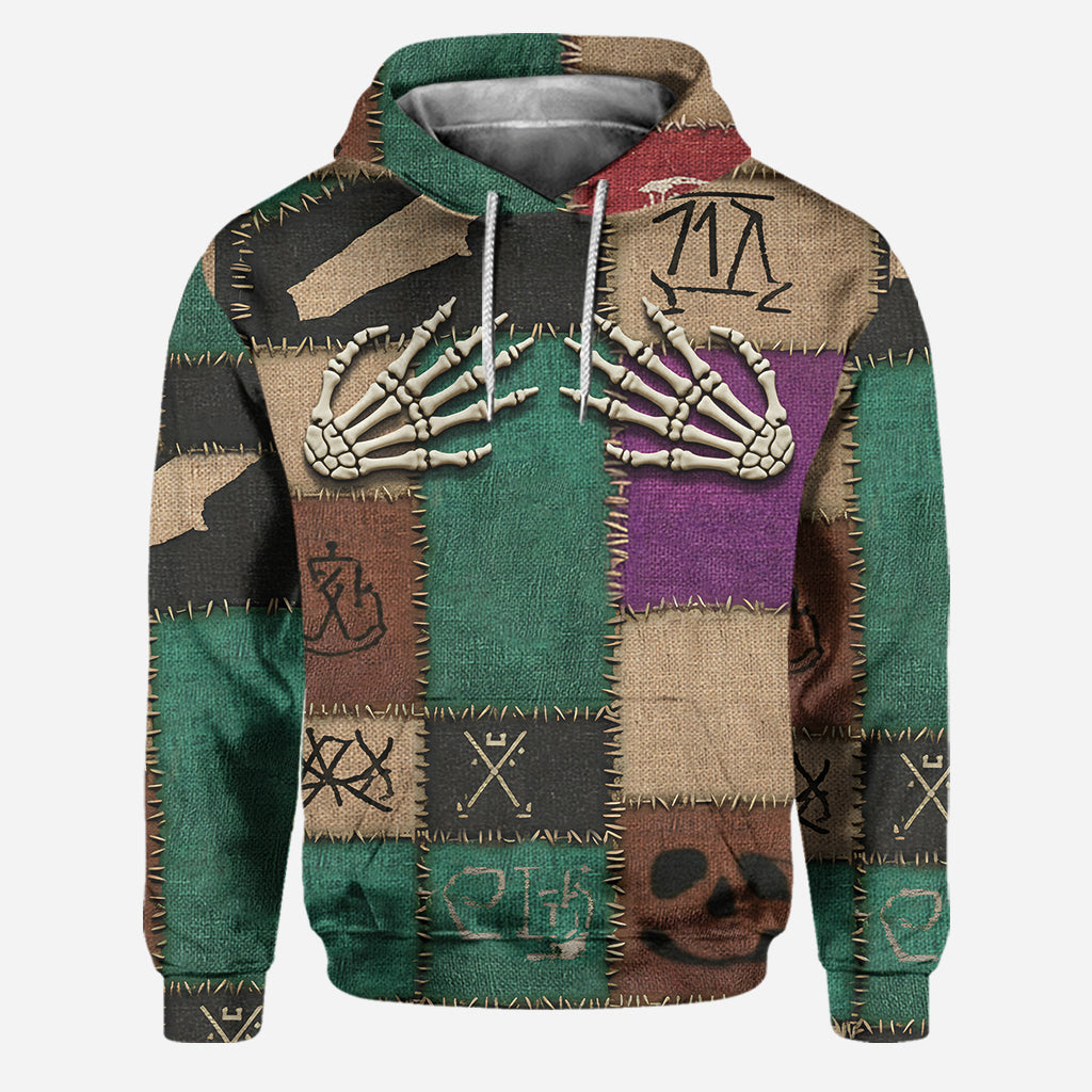 Personalized Hoodie & Leggings Set with Skeleton Design for Couples Hoodie & Leggings GradoCreations