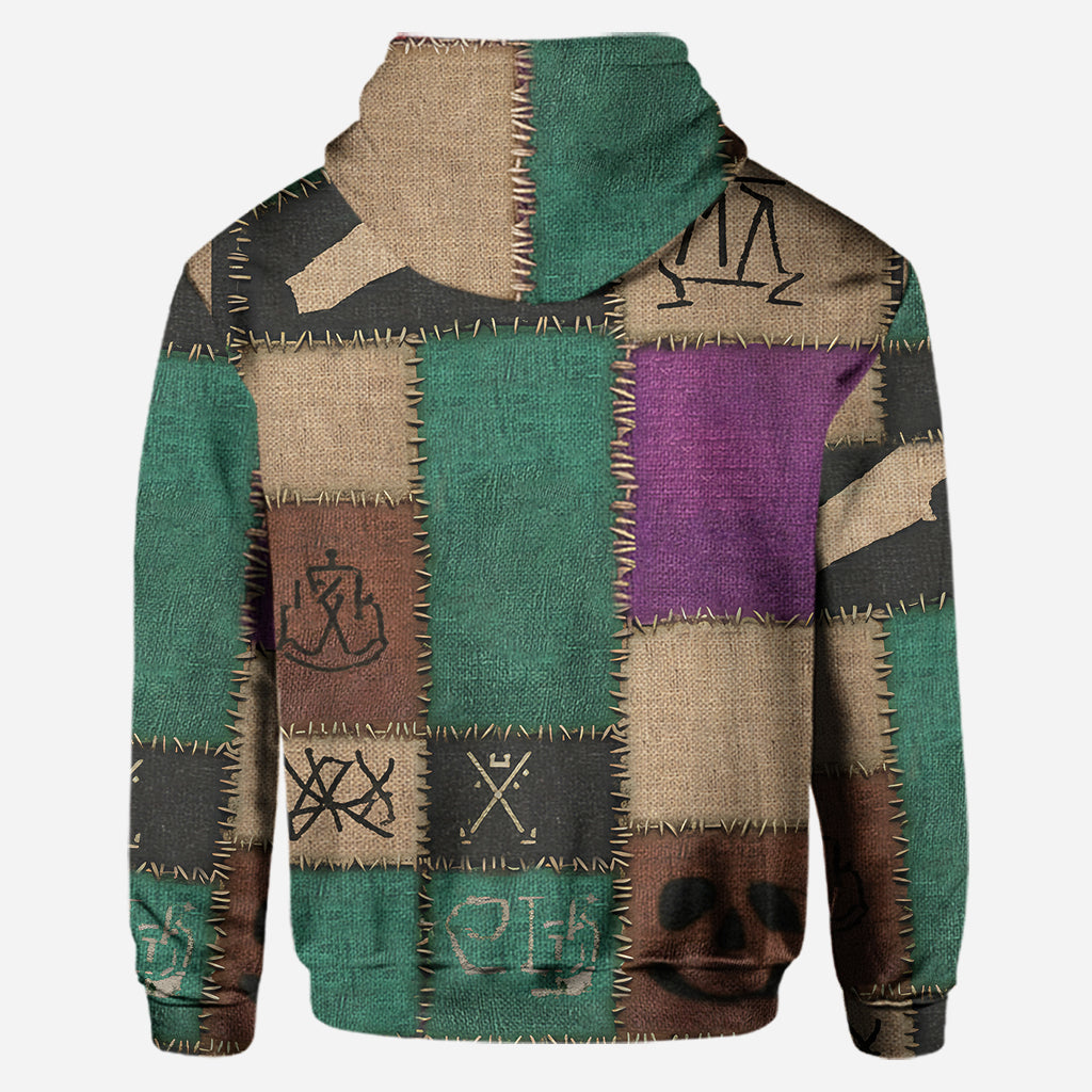 Personalized Hoodie & Leggings Set with Skeleton Design for Couples Hoodie & Leggings GradoCreations