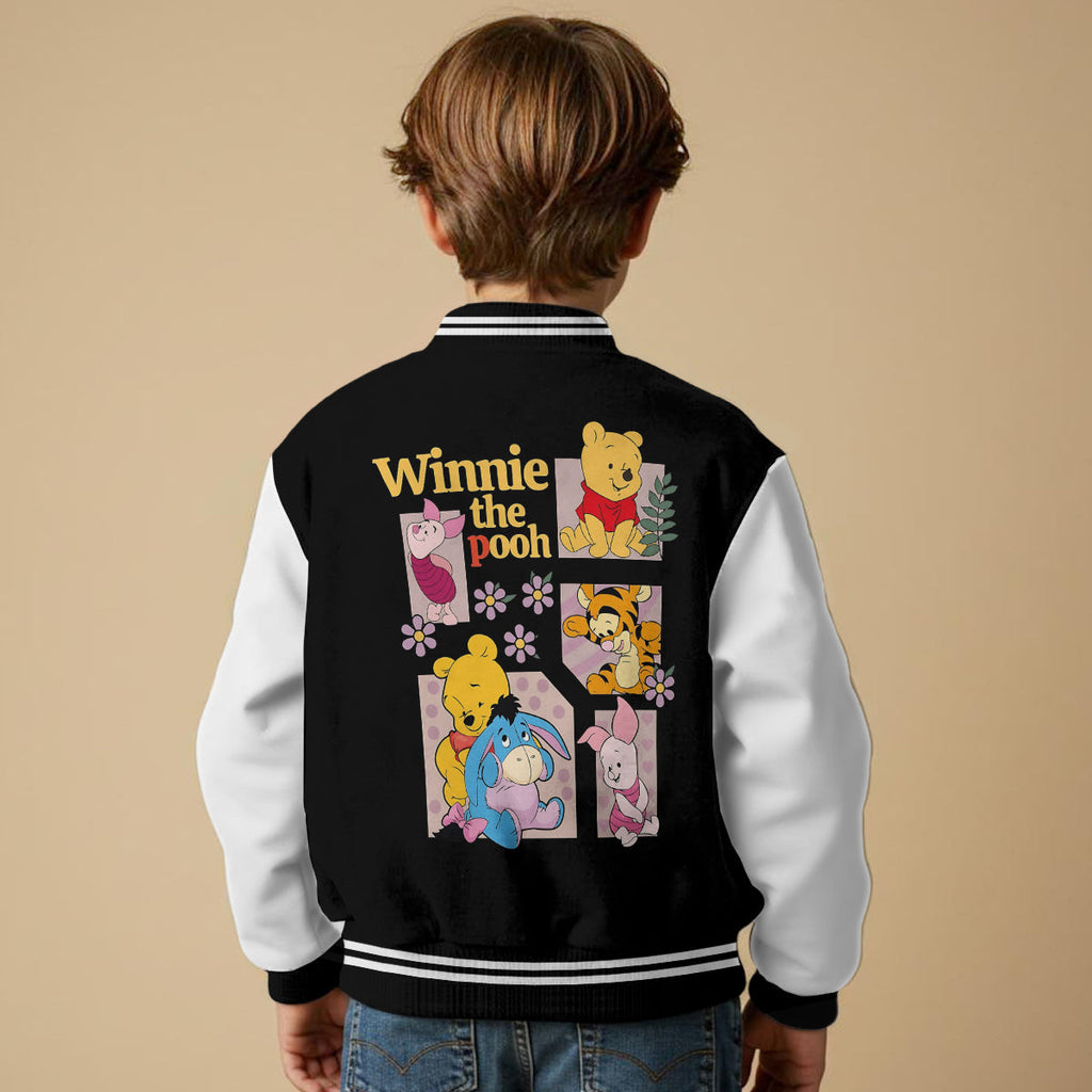 Personalized Winnie the Pooh Varsity Jacket Custom Name Gift Varsity Jacket GradoCreations