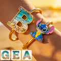 Personalized Ohana Shaped Cuff Bracelet Custom Name Gift for Mom Shaped Cuff Bracelet GradoCreations