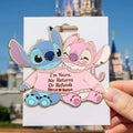 Personalized Ohana Acrylic Enamel Pin Custom Names Gift Acrylic Enamel Pin GradoCreations