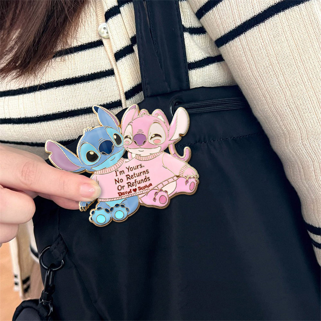 Personalized Ohana Acrylic Enamel Pin Custom Names Gift Acrylic Enamel Pin GradoCreations