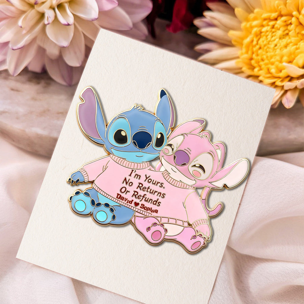 Personalized Ohana Acrylic Enamel Pin Custom Names Gift Acrylic Enamel Pin GradoCreations