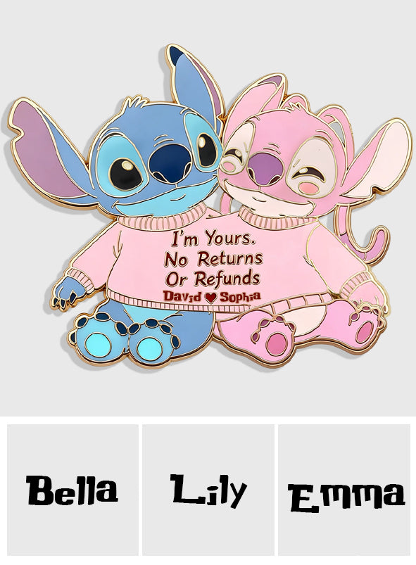 Personalized Ohana Acrylic Enamel Pin Custom Names Gift Acrylic Enamel Pin GradoCreations