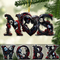 Personalized Acrylic Nightmare Ornament Custom Name Gift for Christmas Ornament GradoCreations