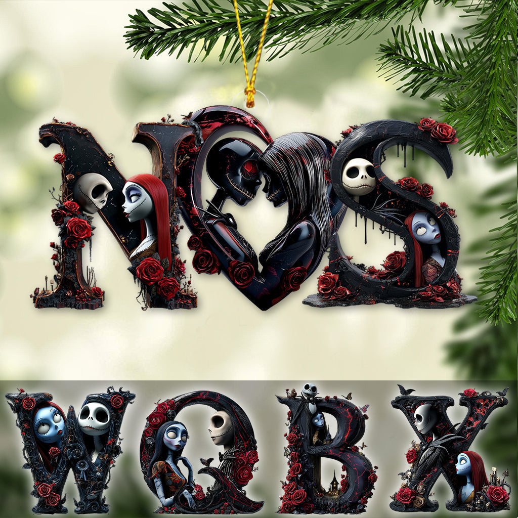 Personalized Acrylic Nightmare Ornament Custom Name Gift for Christmas Ornament GradoCreations