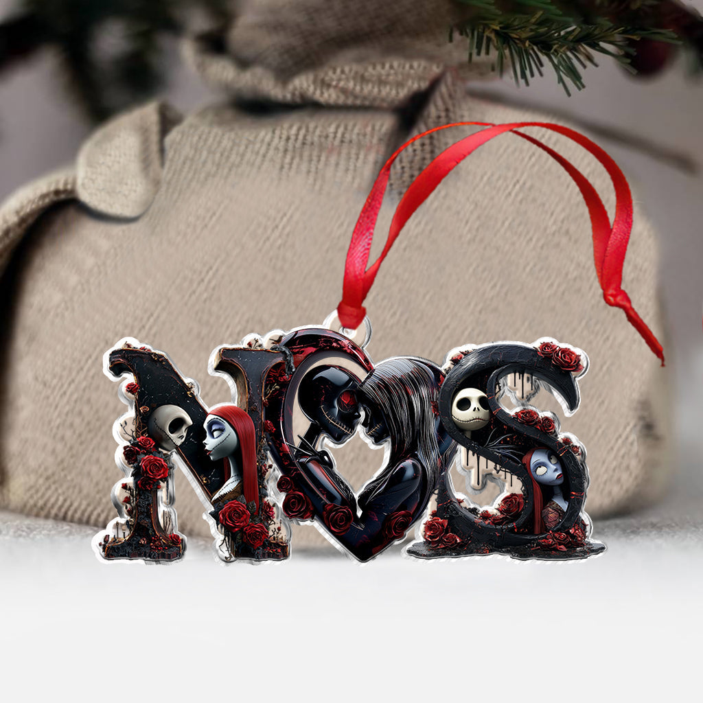 Personalized Acrylic Nightmare Ornament Custom Name Gift for Christmas Ornament GradoCreations