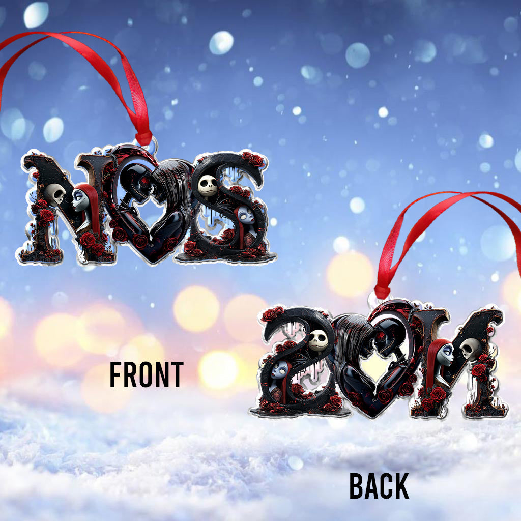 Personalized Acrylic Nightmare Ornament Custom Name Gift for Christmas Ornament GradoCreations