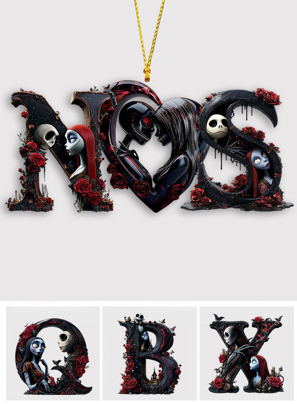 Personalized Acrylic Nightmare Ornament Custom Name Gift for Christmas Ornament GradoCreations