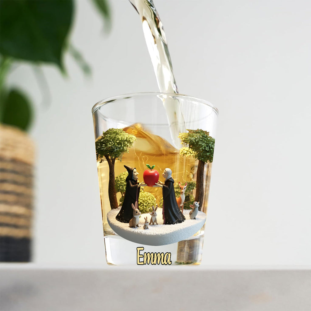 Personalized Magical Princess Shot Glass Set Custom Name Gift Shot Glasses Set GradoCreations