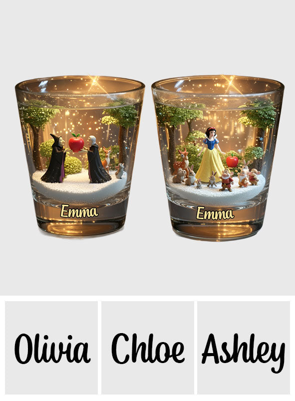 Personalized Magical Princess Shot Glass Set Custom Name Gift Shot Glasses Set GradoCreations