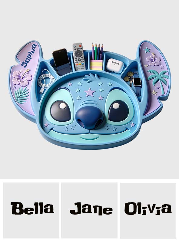Personalized Ohana Wood Tray Custom Name Gift for Family Wood Tray GradoCreations